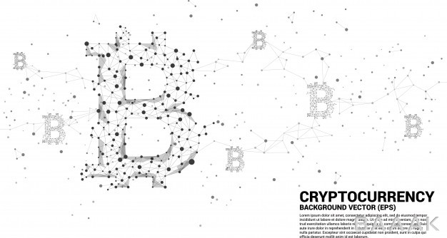 آیکون-مدرن-و-خلاقانه-Vector-bitcoin-icon-from-polygon-dot-connect-line-concept-cryptocurrency-technology_167460688