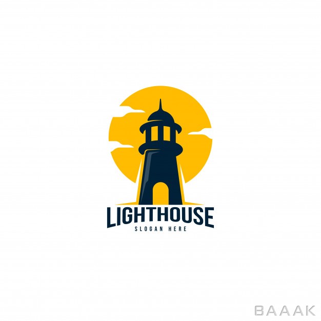 لوگو-خاص-و-خلاقانه-Lighthouse-logo-template_3857178