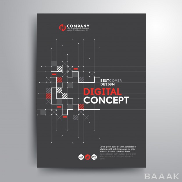 بروشور-مدرن-و-خلاقانه-Business-cover-brochure-template-digital-electronic-shapes_2759760