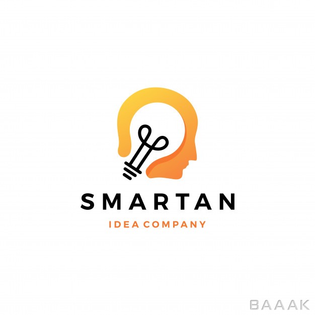 لوگو-مدرن-و-جذاب-Smart-human-head-think-bulb-idea-logo-icon_2865117