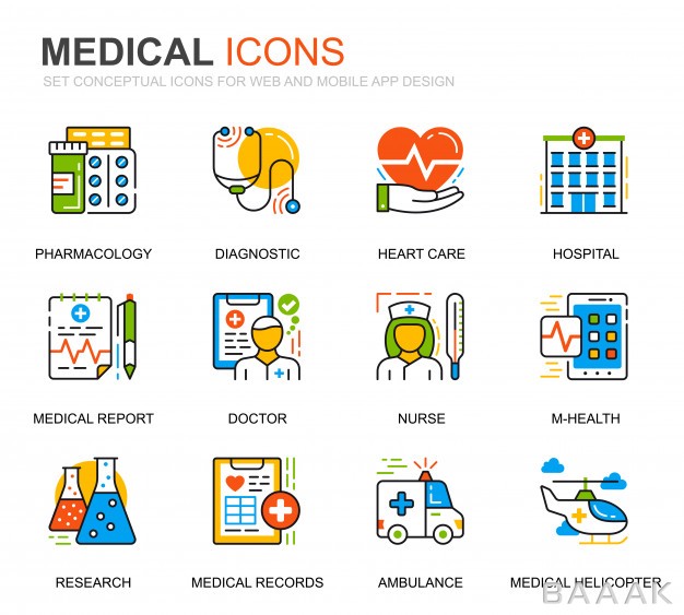 آیکون-فوق-العاده-Simple-set-healthcare-medical-line-icons-website_140495461