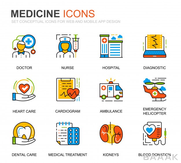 آیکون-خاص-و-مدرن-Simple-set-healthcare-medicine-line-icons-website_114491442