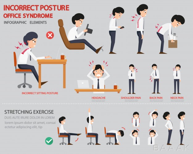 اینفوگرافیک-مدرن-و-جذاب-Incorrect-posture-office-syndrome-infographic_152379522