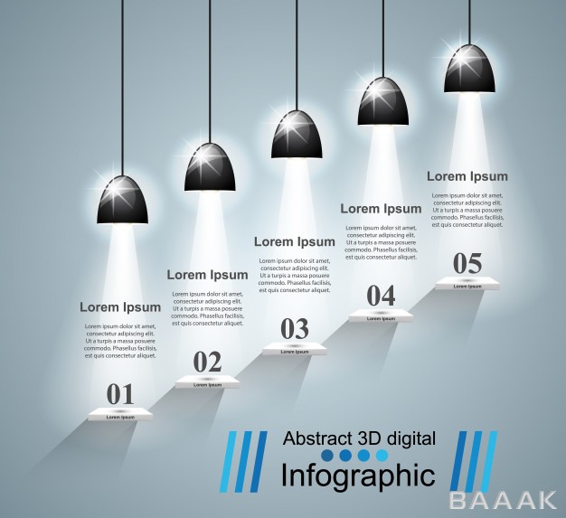 اینفوگرافیک-خاص-و-خلاقانه-Infographic-design-bulb-light-icon_346964575