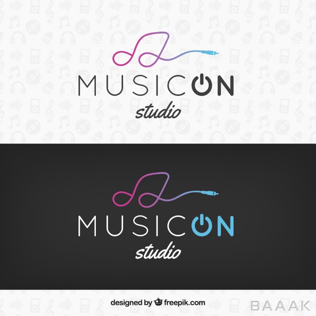 لوگو-پرکاربرد-Modern-musical-logo-template_921013451