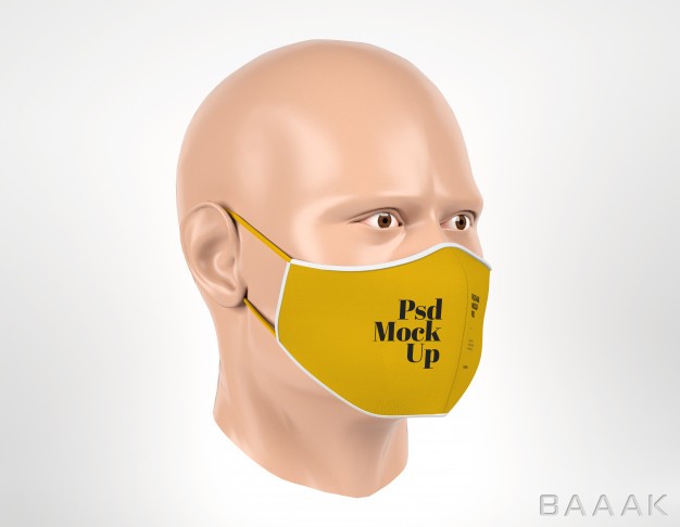 موکاپ-ماسک-صورت-پزشکی-مانکن-مردانه-از-نمای-راست_770366126