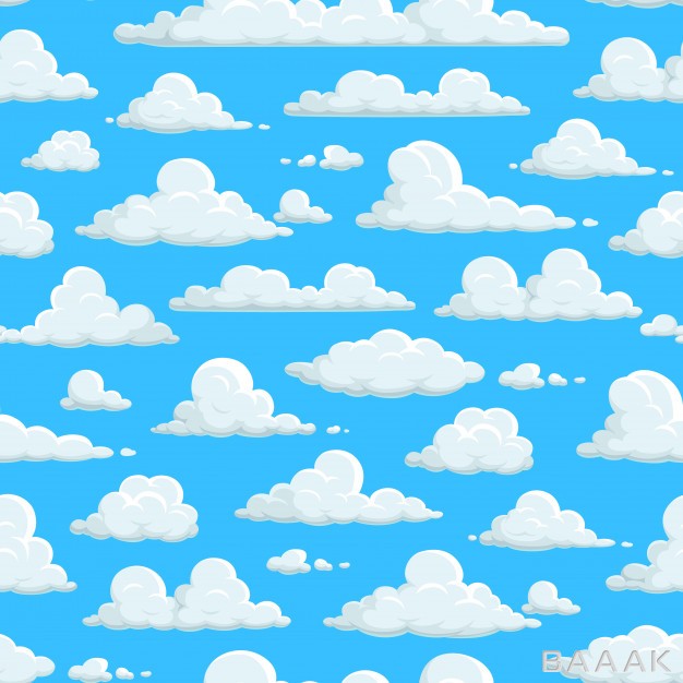 طرح-الگوی-کارتونی-و-جذاب-ابرها-با-پس-زمینه-آسمان-آبی-رنگ_241421749