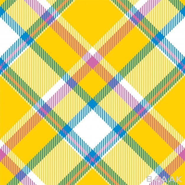 طرح-الگوی-جذاب-یکپارچه-ی-شطرنجی-(چهارخانه)-زرد-رنگ-با-استایل-تارتان-اسکاتلندی_842559423
