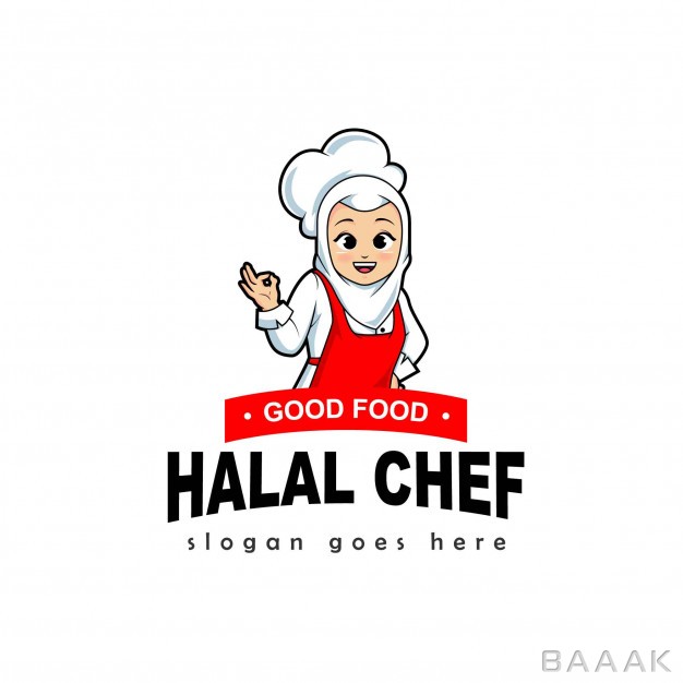 لوگوی-جذاب-برای-رستوران-های-حلال-به-همراه-عکس-سرآشپز-محجبه_219672692