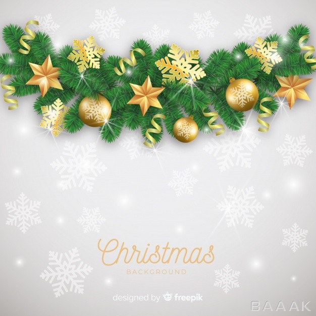 پس-زمینه-زیبا-با-دیزاین-کریسمسی-سبز-و-طلایی-رنگ_888576361