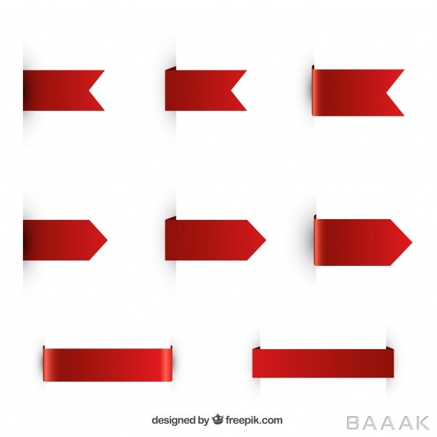 پک-ربان-قرمز-رنگ-در-شکل-های-مختلف_385503871
