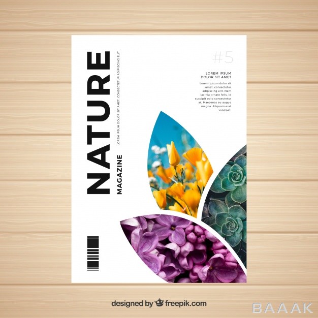 قالب-کاور-مجله-طرح-گل-های-طبیعی-به-همراه-عکس_374854618