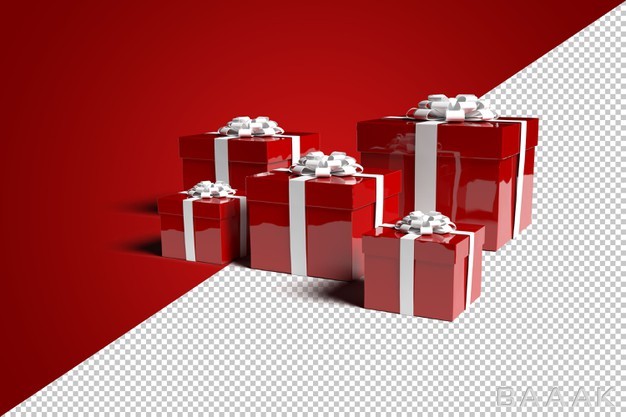 جعبه-های-کادویی-قرمز-رنگ-برای-کریسمس_823900268