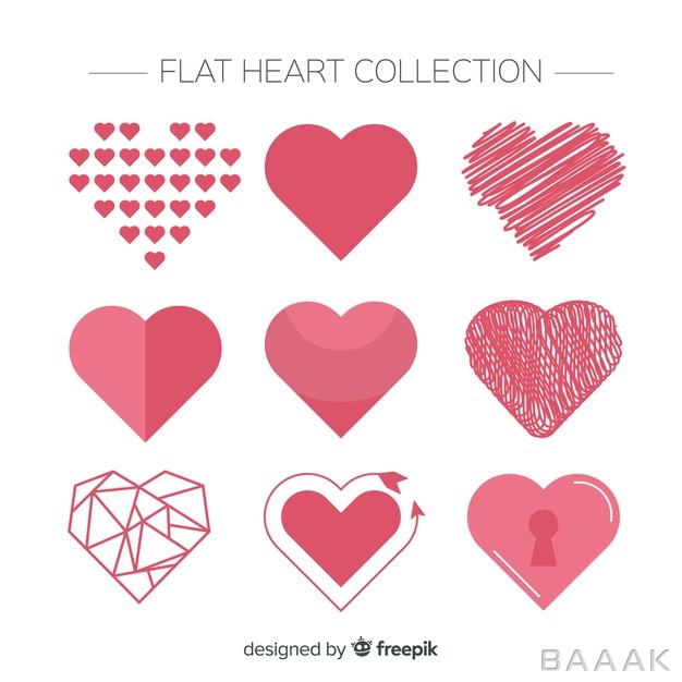 ست-قلب-های-قرمز-در-شکل-های-مختلف-با-دیزاین-فلت_653414468