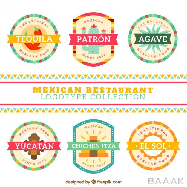 مجموعه-لوگوهای-آماده-با-موضوع-رستوران-مکزیکی_497957633