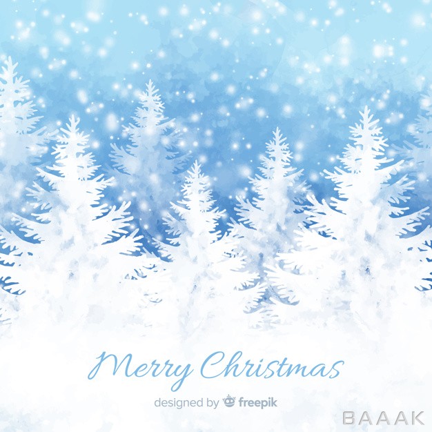 پوستر-کریسمس-مبارک-با-بکگراند-زمستانی_406492945
