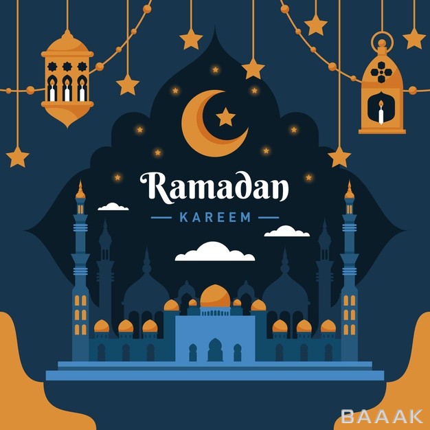 عکس-ماه-رمضان-با-طرح-مسجد-و-ماه-و-ستاره_153562923