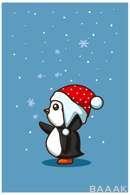 ایلوستریشن-پنگوئن-کارتونی_999562167