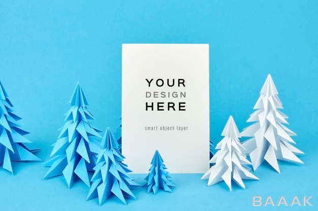 موکاپ-کارت-تبریک-کریسمس-با-درخت-های-صنوبر-آبی-و-سفید_178525170