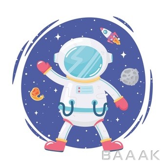 تصویر-کارتونی-فضانورد-در-فضا_756802177
