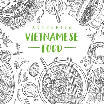 تصویر-غذای-سنتی-ویتنام-از-نمای-بالا_633307459