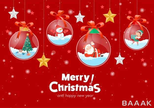 قالب-کارت-تبریک-کریسمس-با-طرح-هدایای-بابانوئل_318927349